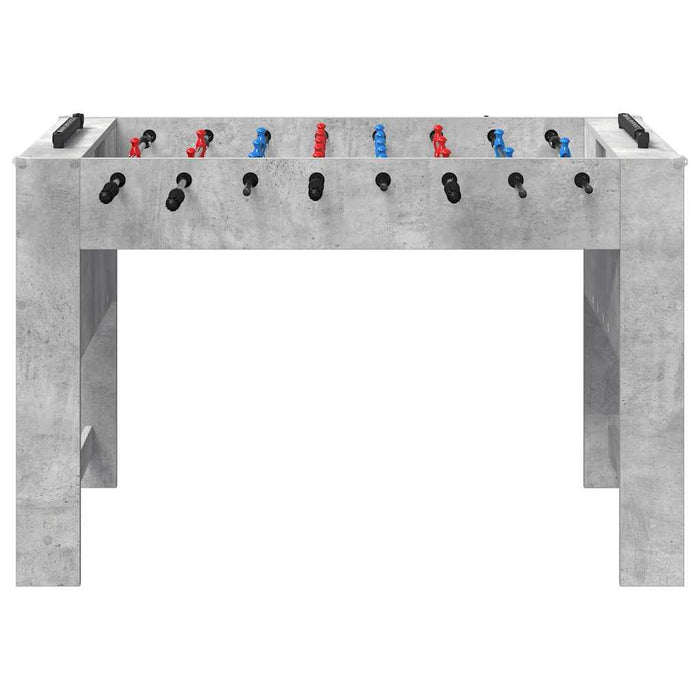 Masă de Foosball Gri din beton 125 x 60,5 x 80 cm Lemn compozit - WALTI WALTI