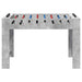 Masă de Foosball Gri din beton 125 x 60,5 x 80 cm Lemn compozit - WALTI WALTI