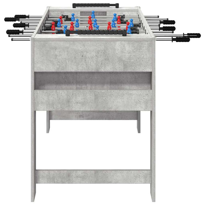 Masă de Foosball Gri din beton 125 x 60,5 x 80 cm Lemn compozit - WALTI WALTI