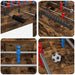 Masă de Foosball Stejar fumuriu 125 x 60,5 x 80 cm - WALTI WALTI
