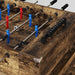 Masă de Foosball Stejar fumuriu 125 x 60,5 x 80 cm - WALTI WALTI