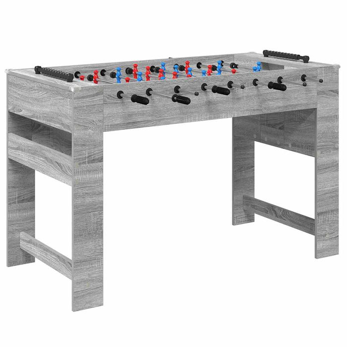 Masă de Foosball Gri Sonoma 125 x 60,5 x 80 cm Lemn compozit - WALTI WALTI