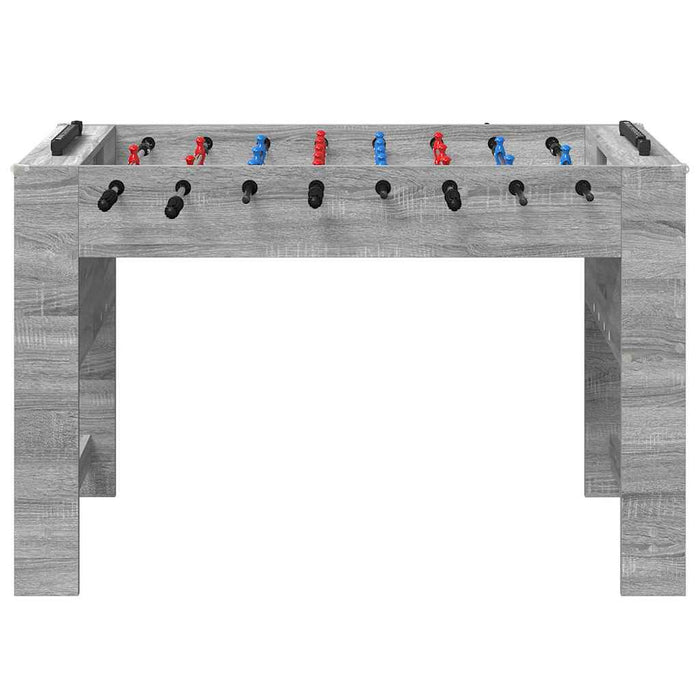Masă de Foosball Gri Sonoma 125 x 60,5 x 80 cm Lemn compozit - WALTI WALTI