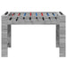 Masă de Foosball Gri Sonoma 125 x 60,5 x 80 cm Lemn compozit - WALTI WALTI