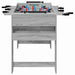Masă de Foosball Gri Sonoma 125 x 60,5 x 80 cm Lemn compozit - WALTI WALTI