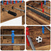 Masă de Foosball Lemn vechi 125 x 60,5 x 80 cm Lemn compozit - WALTI WALTI
