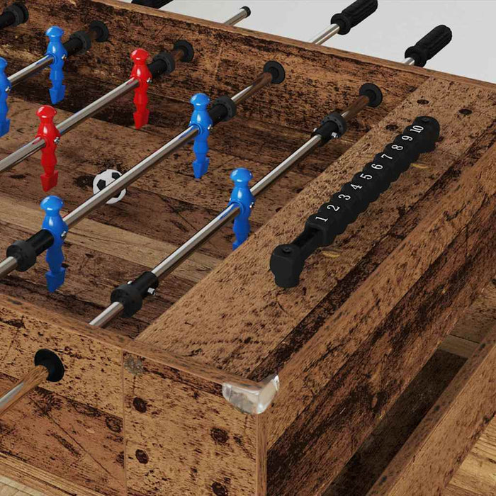 Masă de Foosball Lemn vechi 125 x 60,5 x 80 cm Lemn compozit - WALTI WALTI