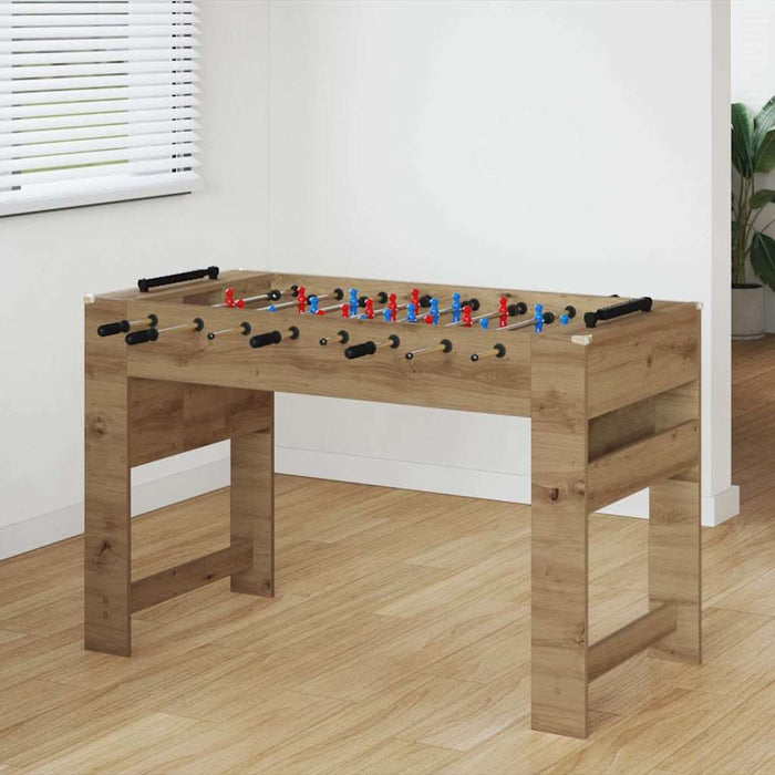 Masă de Foosball Stejar Artizanal 125 x 60,5 x 80 cm - WALTI WALTI