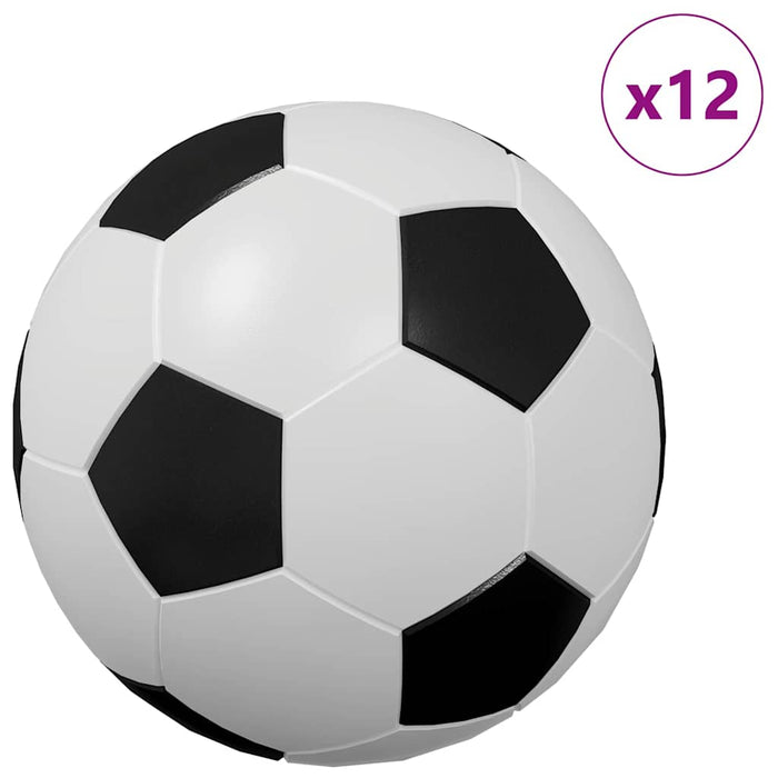 Fotbal de Masă 12 pcs Alb 3,6 x 3,6 cm Polipropilenă - WALTI WALTI