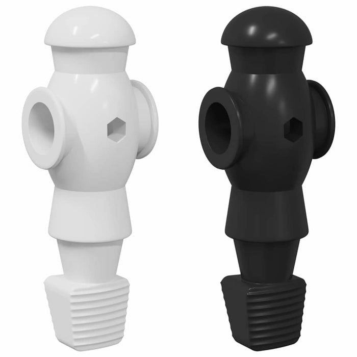 Jucători de masă de fotbal 24 pcs Negru și Alb HIPS - WALTI WALTI