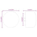Capsule pentru masa de fotbal 10 pcs Negru 1,5 x 1,5 x 1 cm - WALTI WALTI