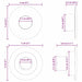 Rulmenți pentru masă de fotbal 5 x 5 x 2.8 cm 10 pcs - WALTI WALTI