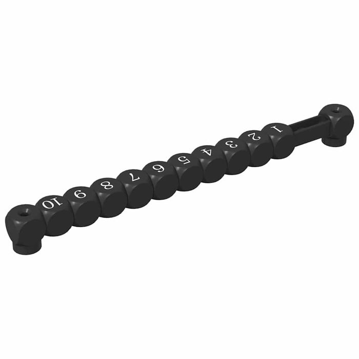 Număr de mese de fotbal 2 pcs Negru 30 x 2,2 x 2,9 cm Plastic - WALTI WALTI
