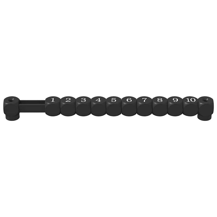 Număr de mese de fotbal 2 pcs Negru 30 x 2,2 x 2,9 cm Plastic - WALTI WALTI