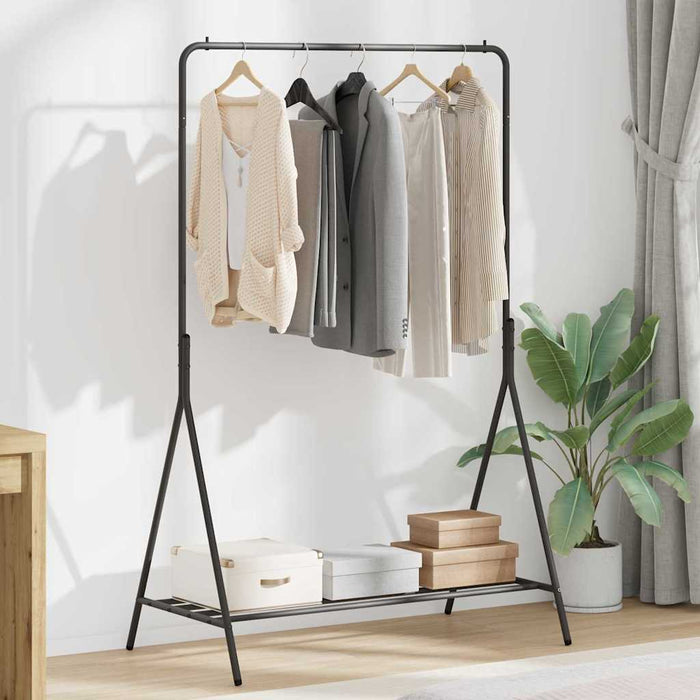Suport pentru Hârtie cu depozitare Negru 100 x 56 x 154 cm Oțel - WALTI WALTI