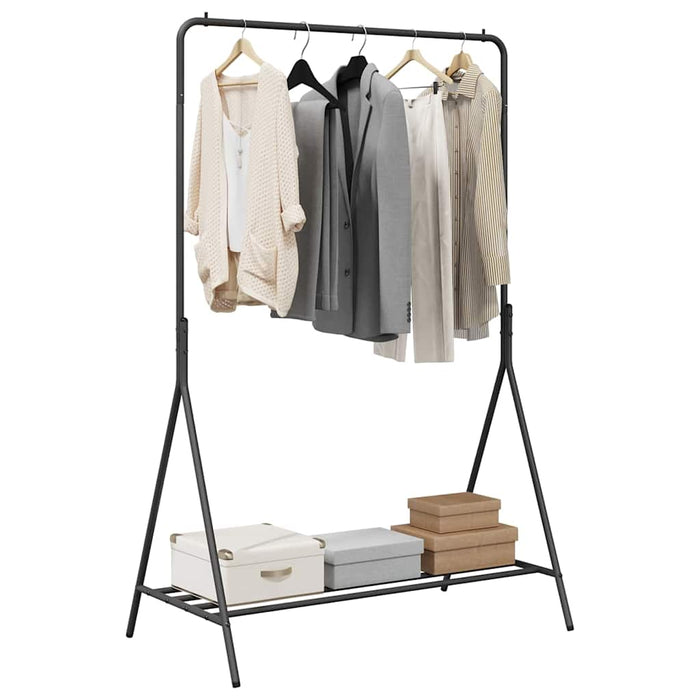 Suport pentru Hârtie cu depozitare Negru 100 x 56 x 154 cm Oțel - WALTI WALTI