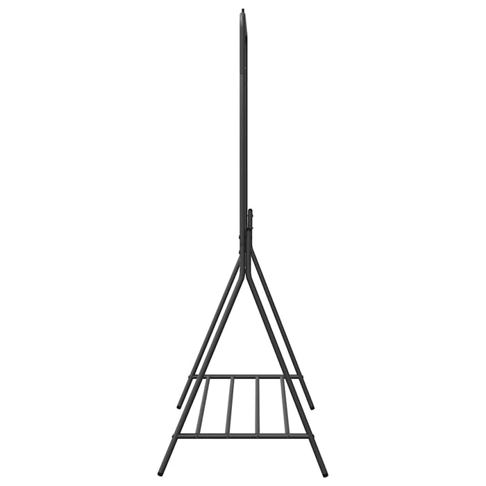 Suport pentru Hârtie cu depozitare Negru 100 x 56 x 154 cm Oțel - WALTI WALTI