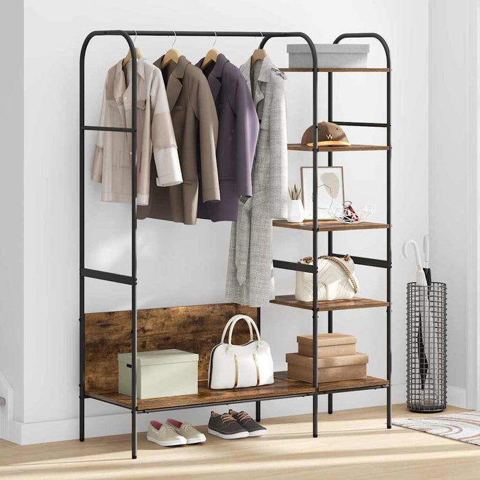 Suport pentru Hârtie cu raft Stejar închis 120 x 44 x 160 cm - WALTI WALTI
