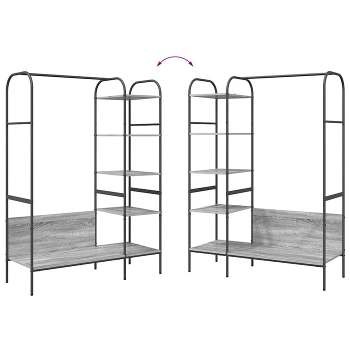 Suport pentru Hârtie Gri 120 x 44 x 160 cm Lemn compozit - WALTI WALTI
