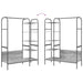 Suport pentru Hârtie Gri 120 x 44 x 160 cm Lemn compozit - WALTI WALTI