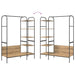 Suport pentru Hârtie Bej 120 x 44 x 160 cm Lemn compozit - WALTI WALTI