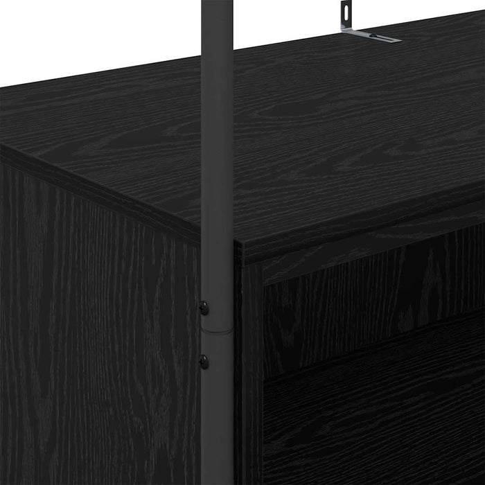 Suport pentru Hârtie Negru 100 x 44 x 160 cm Lemn compozit - WALTI WALTI