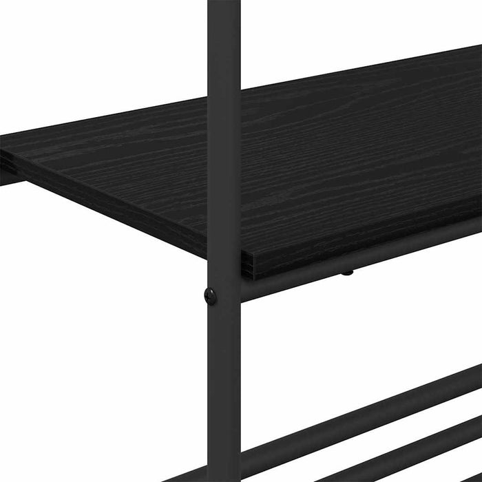 Suport pentru Hârtie cu raft Stejar Negru 60 x 30 x 171 cm - WALTI WALTI
