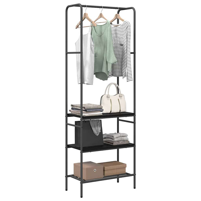 Suport pentru Hârtie cu raft Stejar Negru 60 x 30 x 171 cm - WALTI WALTI