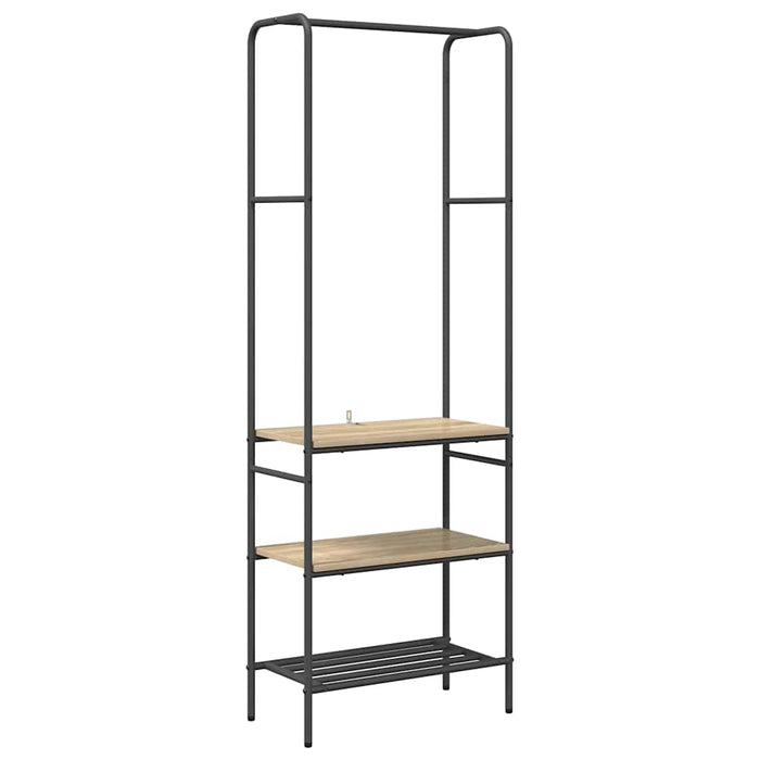Suport pentru haine cu rafturi Stejar sonoma 60 x 30 x 171 cm - WALTI WALTI
