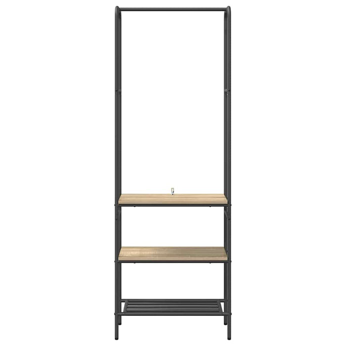 Suport pentru haine cu rafturi Stejar sonoma 60 x 30 x 171 cm - WALTI WALTI
