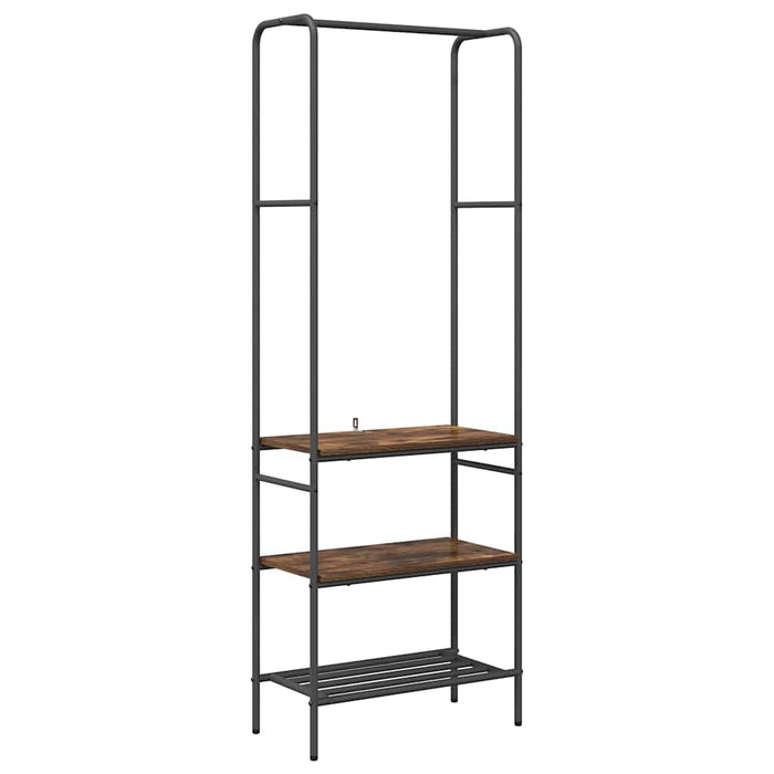 Suport pentru Hârtie cu raft Stejar fumuriu 60 x 30 x 171 cm - WALTI WALTI