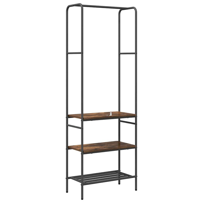 Suport pentru Hârtie cu raft Stejar fumuriu 60 x 30 x 171 cm - WALTI WALTI