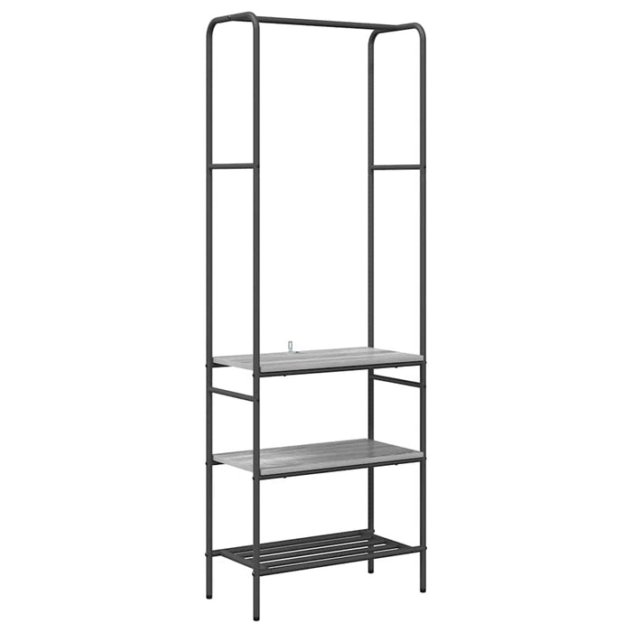 Suport pentru haine cu rafturi sonoma gri 60 x 30 x 171 cm - WALTI WALTI