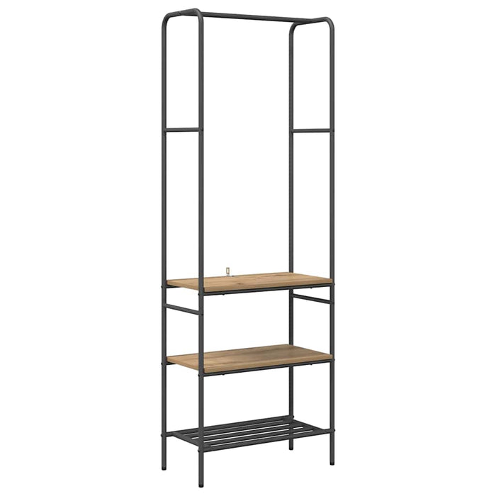 Suport pentru Hârtie cu raft Stejar Artizanal 60 x 30 x 171 cm - WALTI WALTI
