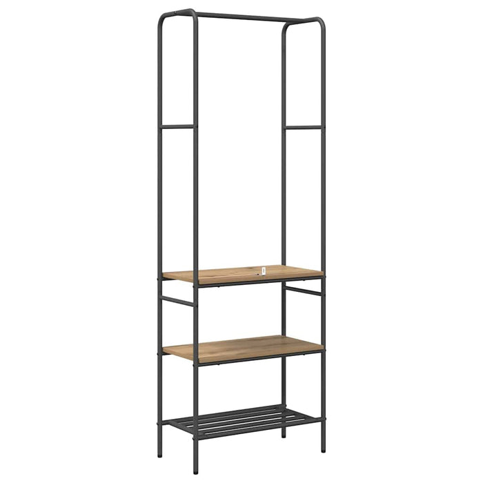 Suport pentru Hârtie cu raft Stejar Artizanal 60 x 30 x 171 cm - WALTI WALTI