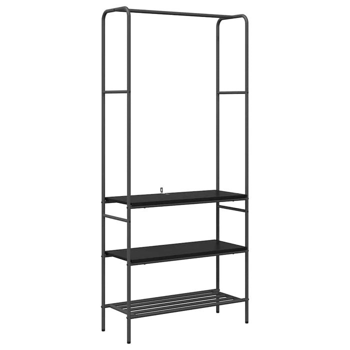 Suport pentru Hârtie cu raft Stejar Negru 77 x 30 x 171 cm - WALTI WALTI