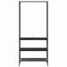 Suport pentru Hârtie cu raft Stejar Negru 77 x 30 x 171 cm - WALTI WALTI