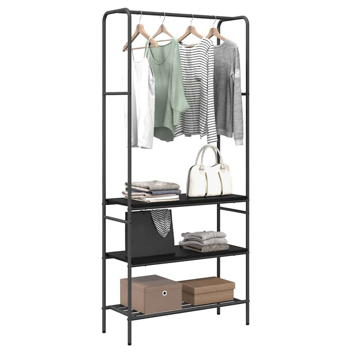 Suport pentru Hârtie cu raft Stejar Negru 77 x 30 x 171 cm - WALTI WALTI
