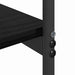 Masă de consolă Stejar negru 101 x 35 x 80.5 cm Lemn compozit - WALTI WALTI