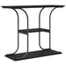 Masă de consolă Stejar negru 101 x 35 x 80.5 cm Lemn compozit - WALTI WALTI