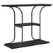 Masă de consolă Stejar negru 101 x 35 x 80.5 cm Lemn compozit - WALTI WALTI