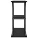 Masă de consolă Stejar negru 101 x 35 x 80.5 cm Lemn compozit - WALTI WALTI