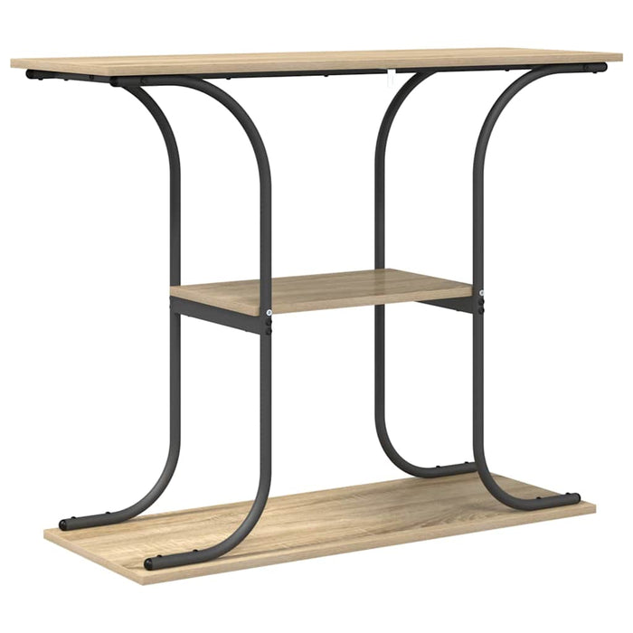 Masă de consolă Stejar sonoma 101 x 35 x 80.5 cm Lemn compozit - WALTI WALTI