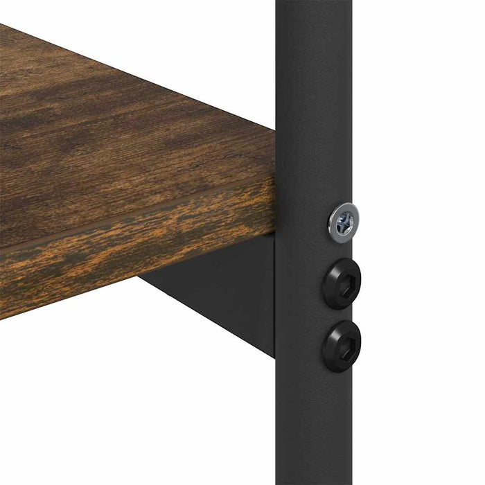 Masă de consolă Stejar afumat 101 x 35 x 80.5 cm Lemn compozit - WALTI WALTI