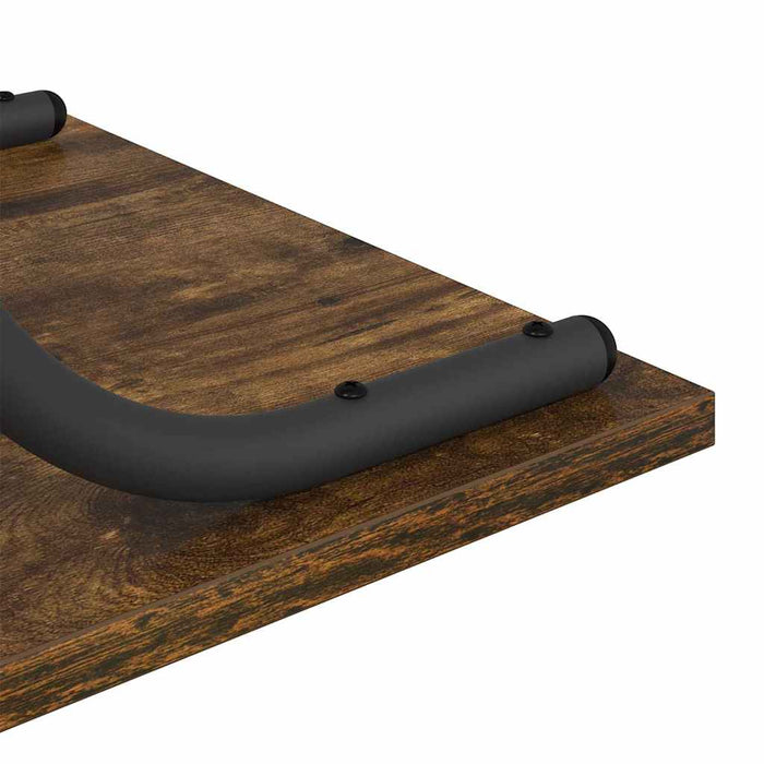 Masă de consolă Stejar afumat 101 x 35 x 80.5 cm Lemn compozit - WALTI WALTI