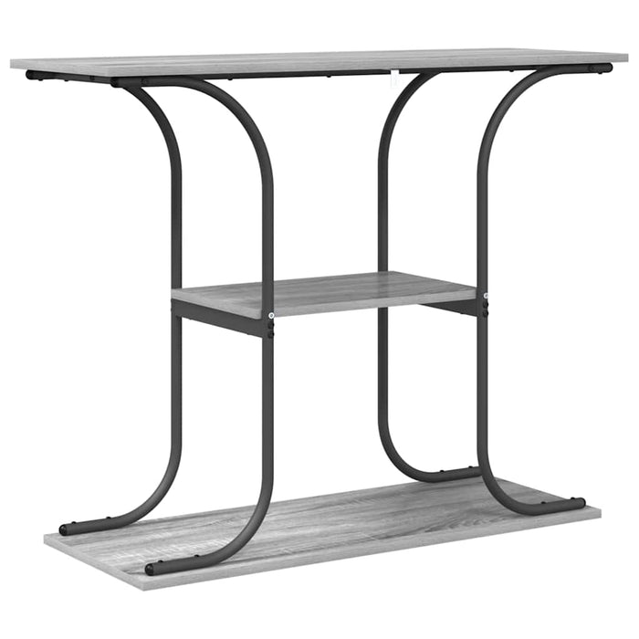 Masă de consolă sonoma gri 101 x 35 x 80.5 cm Lemn compozit - WALTI WALTI