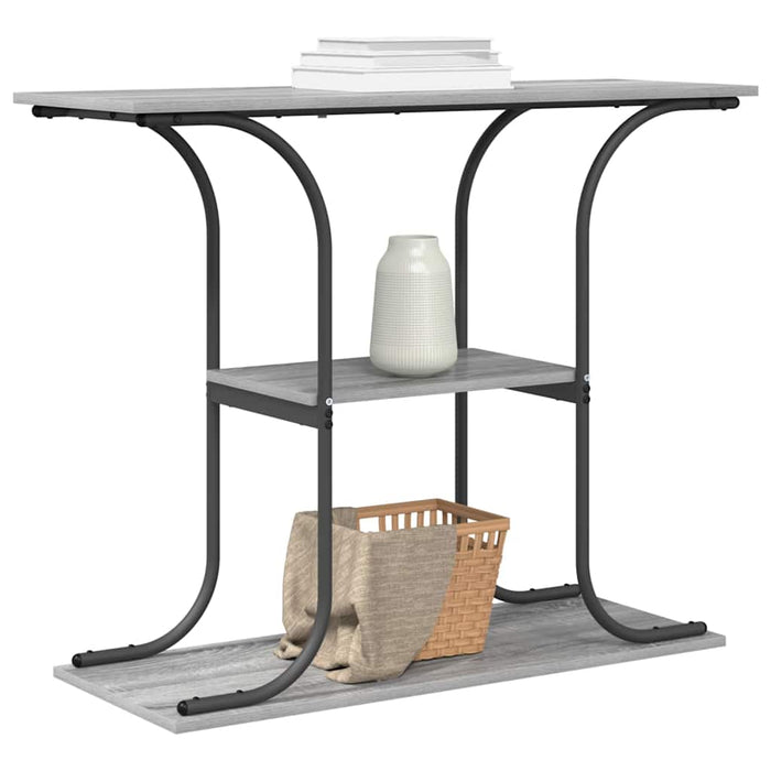 Masă de consolă sonoma gri 101 x 35 x 80.5 cm Lemn compozit - WALTI WALTI