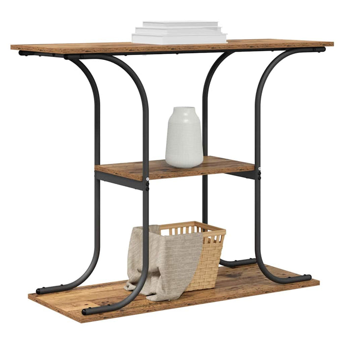 Masă de consolă Lemn vechi 101 x 35 x 80.5 cm Lemn compozit - WALTI WALTI