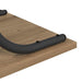 Masă de consolă cu raft stejar artizanal 101 x 35 x 80.5 cm - WALTI WALTI