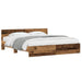 Cadru de pat Lemn vechi 203 x 185 x 70 cm Lemn compozit - WALTI WALTI